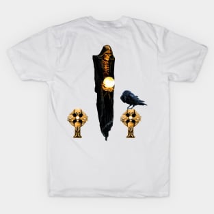 Awesome skeleton in the night T-Shirt